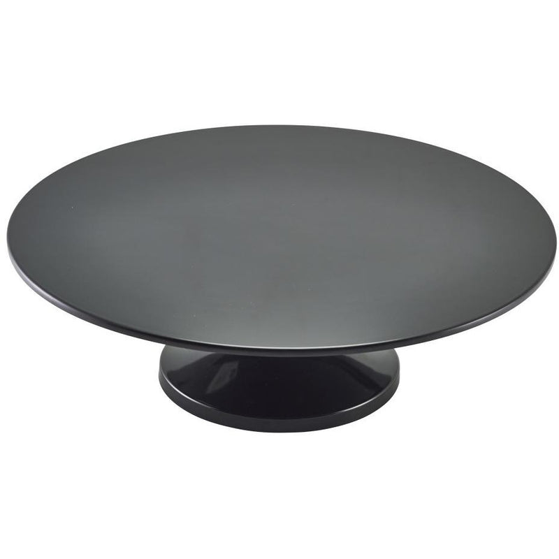Black Melamine Cake Stand 33cm/13"