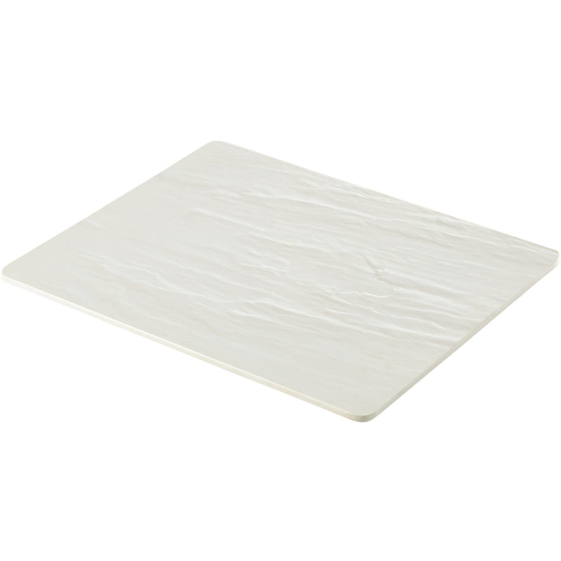 White Slate Melamine Platter GN 1/2 32.5x26.5cm