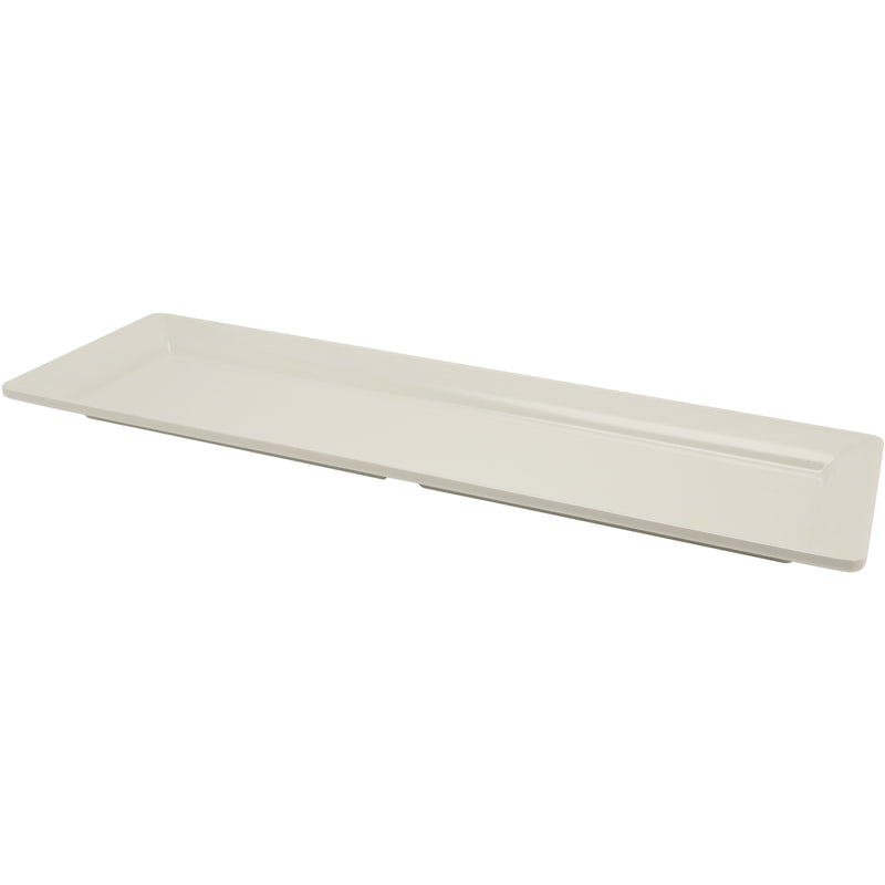 White Melamine Platter GN 2/4 Size 53X17.5cm