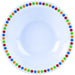 Melamine 6" Bowl- Coloured Circles