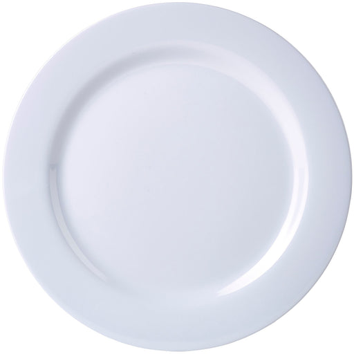 7" Melamine Plate White