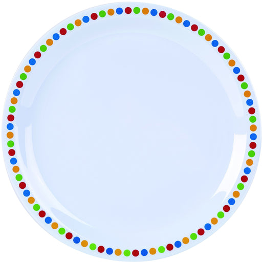 Melamine 9" Plate - Coloured Circles
