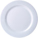 9" Melamine Dinner Plate White
