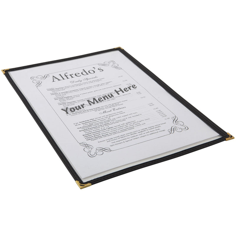 Menu Holder American Style 1 Page Clear A4 Sizing