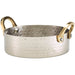 Mini Hammered Stainless Steel Casserole Dish 12 x 3.5cm