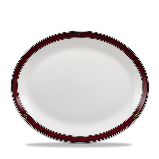 Milan  Oval Plate 12" Box 12