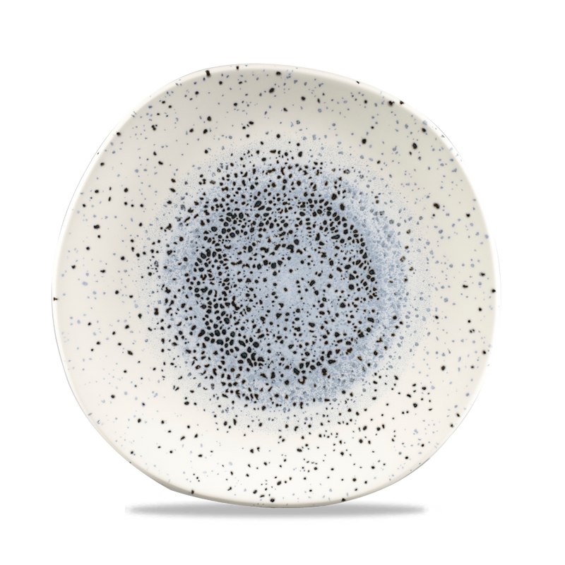 Mineral Blue Round Trace Plate 10 3/8" Box 12