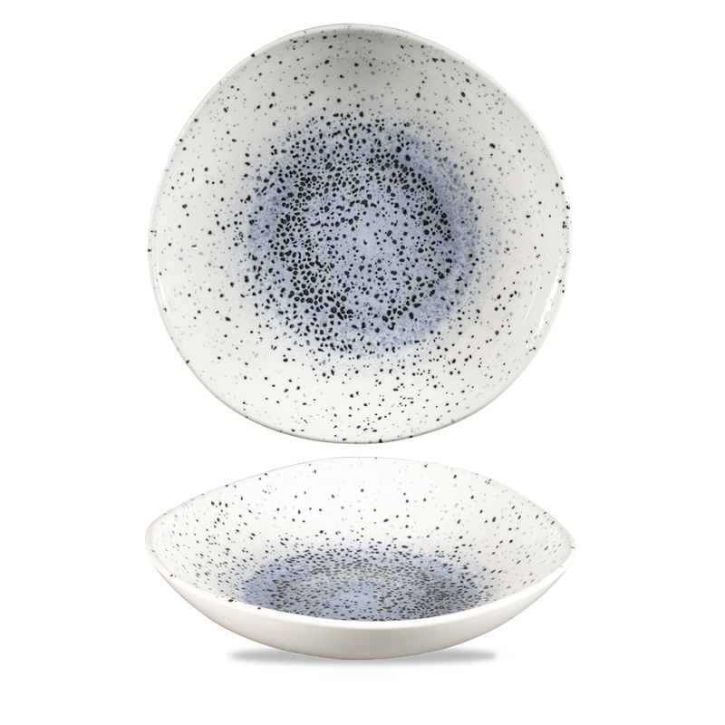 Mineral Blue Round Trace Bowl 9 7/8"  Box 12