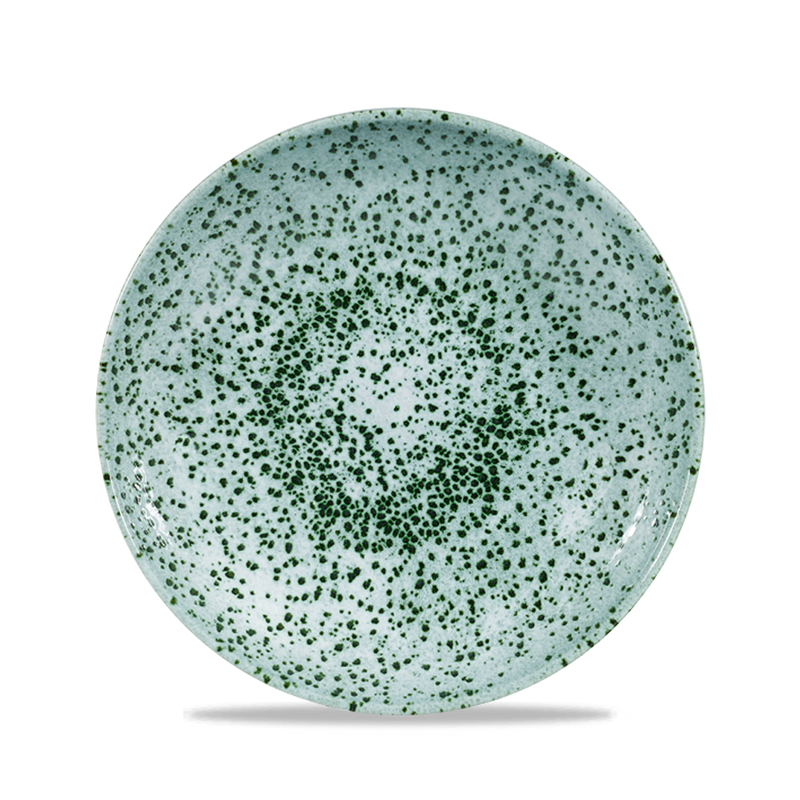 Mineral Green Evolve Coupe Plate 8.67" Box 12