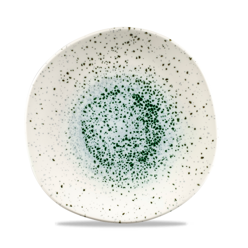 Mineral Green Round Trace Plate 10 3/8" Box 12