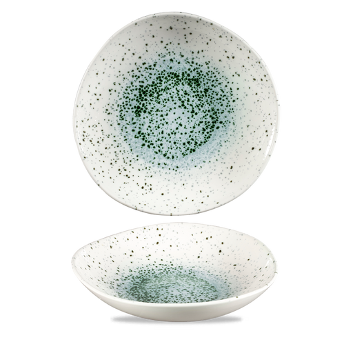 Mineral Green Round Trace Bowl 9 7/8"  Box 12