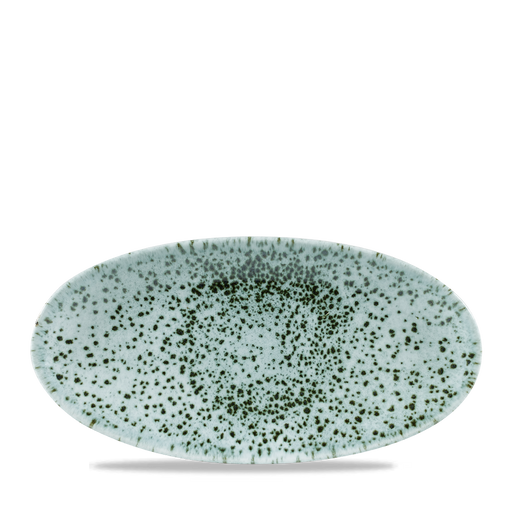 Mineral Green Oval Chefs Plate 11 4/5X5 3/4" Box 12