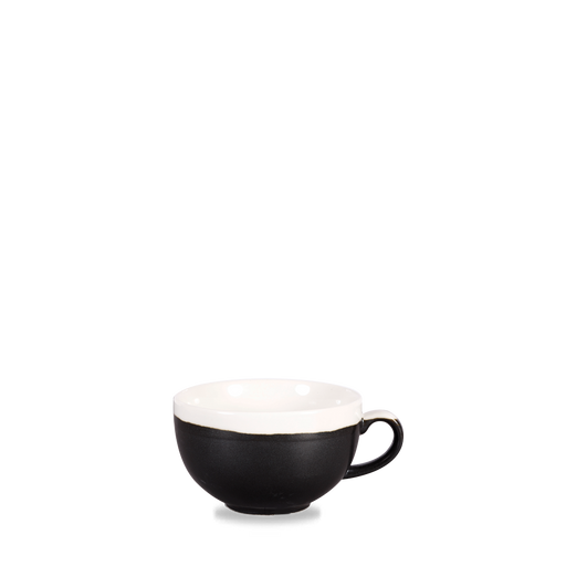 Monochrome Onyx Black  Cappuccino Cup 8Oz Box 12