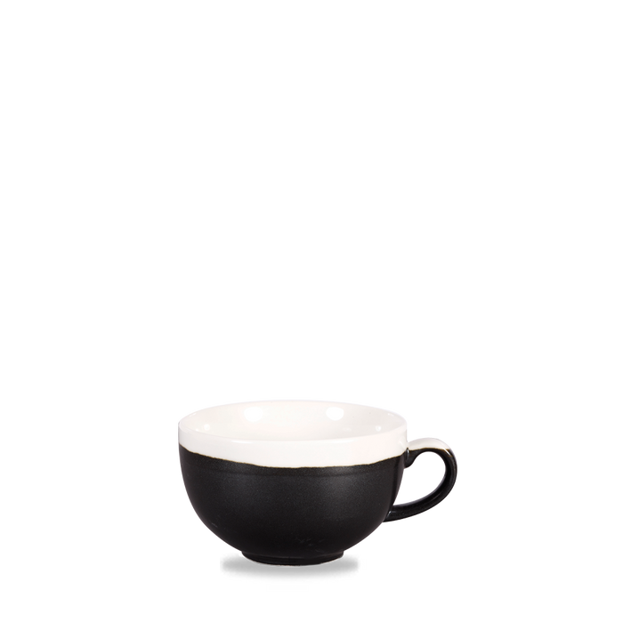 Monochrome Onyx Black  Cappuccino Cup 12Oz Box 12