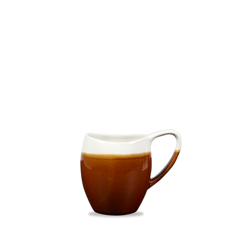 Monochrome Cinnamon Brown Bulb Mug 12.5Oz Box 6