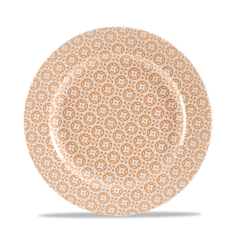 Moresque Coral Profile Plate 10.875" Box 12
