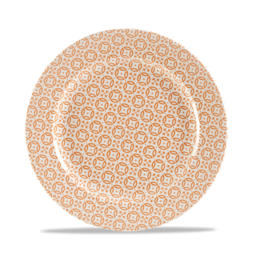 Moresque Coral Profile Plate 10.875" Box 12