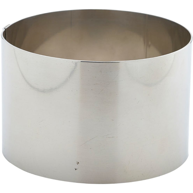 Stainless Steel Mousse Ring 9x6cm