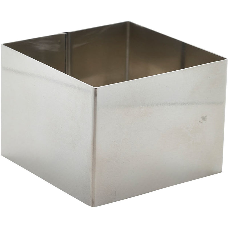 Stainless Steel Square Mousse Ring 8x6cm