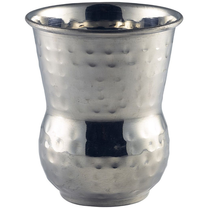 Moroccan Stainless Steel Hammered Tumbler 40cl/14oz