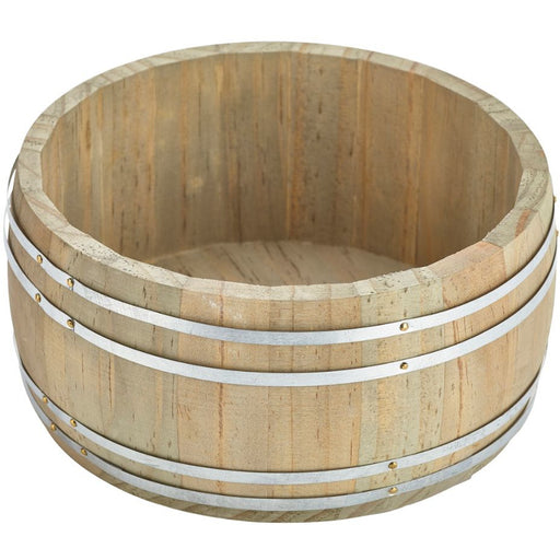 Miniature Wooden Barrel 16.5Dia x 8cm