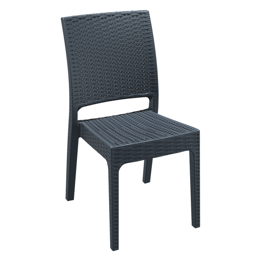 Premium quality stacking side chair
The Mint side chair is suitable for both indoor and outdoor commercial environments as it?s made from extremely durable materials and its frame will not rust. In addition, it?s UV protected to ensure colours never fade in the often harsh elements.