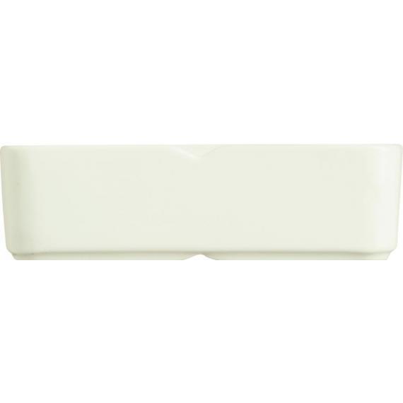 Arcoroc Mekkano - Porcelain, Glass & Wood Dinnerware  Square Dish Medium Cream(150mm)(5 7/8") (Pack of 24)