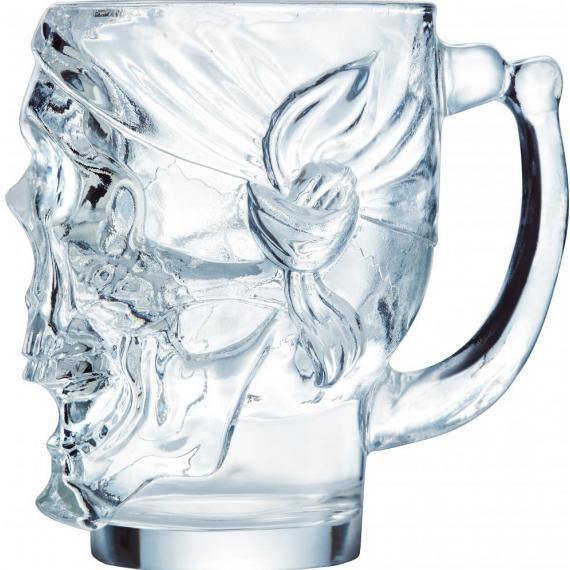 Arcoroc Skull Cocktail Tankard  Beer Glass(90cl)(30 3/4oz) (Box of 24) - Smashing Supplies