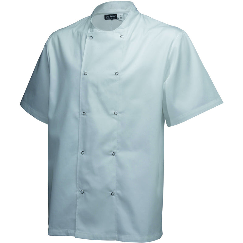 Basic Stud Jacket (Short Sleeve) White M Size