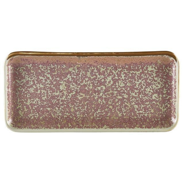 Terra Porcelain Rose Narrow Rectangular Platter 27 x 12.5cm