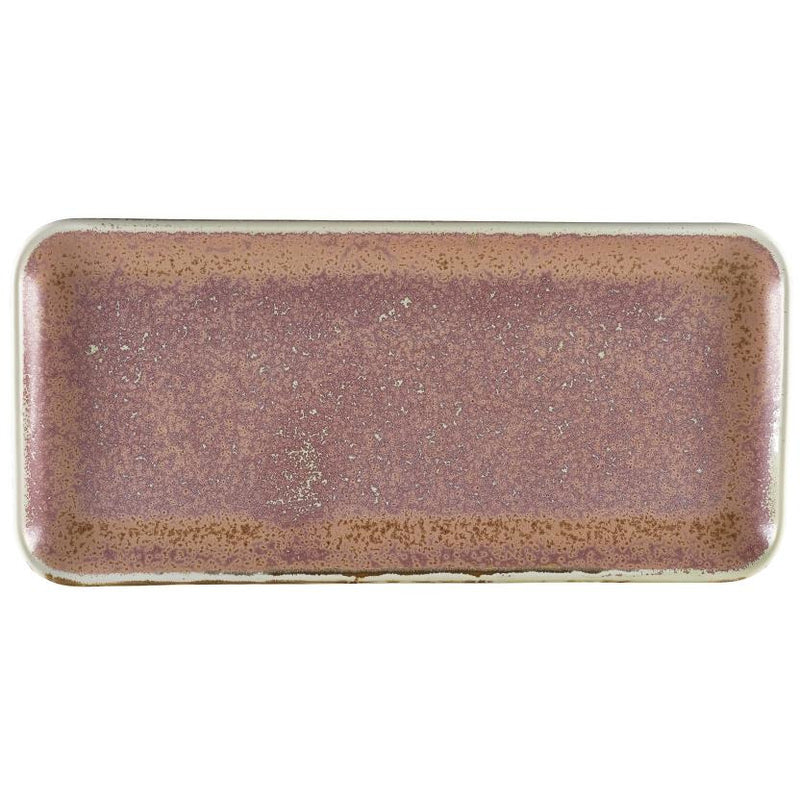 Terra Porcelain Rose Narrow Rectangular Platter 36 x 16.5cm