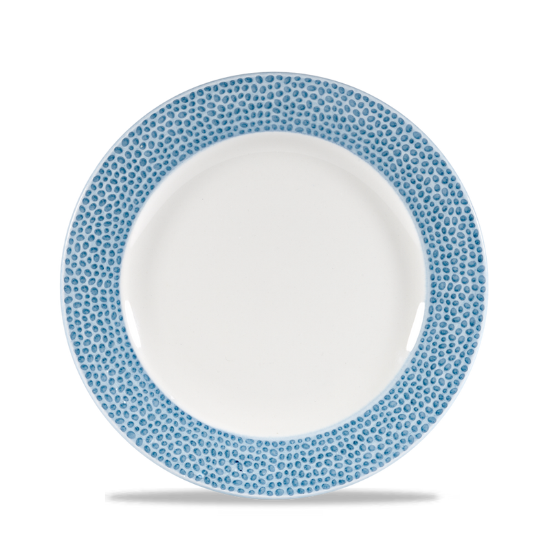 Isla Spinwash Ocean Blue  Plate 8 1/4" Box 12