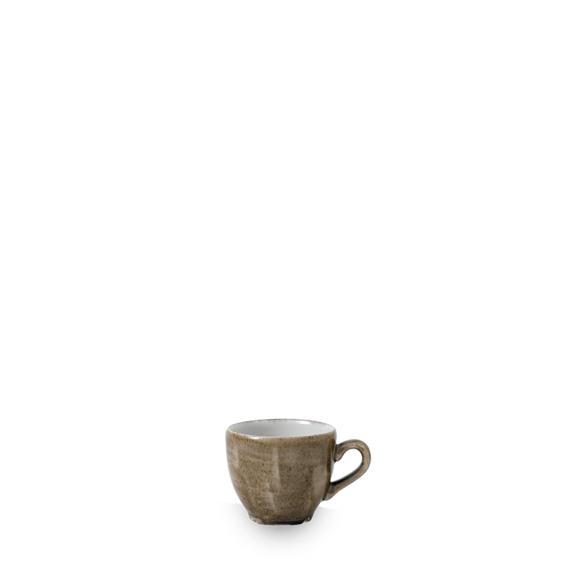Stonecast Patina Antique Taupe  Espresso Cup 3.5Oz Box 12