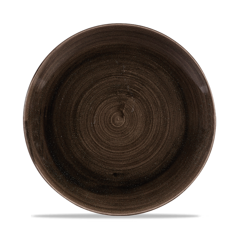 Stonecast Patina Iron Black Evolve Coupe Plate 10.25" Box 12