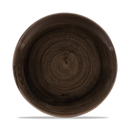 Stonecast Patina Iron Black Evolve Coupe Plate 10.25" Box 12
