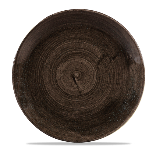 Stonecast Patina Iron Black Evolve Coupe Plate 11.25" Box 12