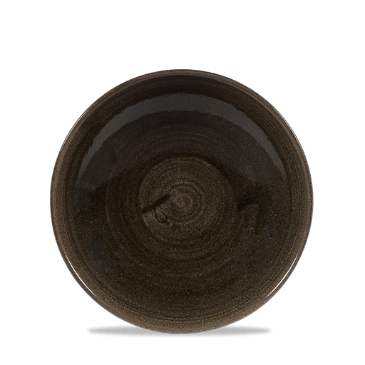 Stonecast Patina Iron Black Evolve Coupe Bowl 7.25" Box 12