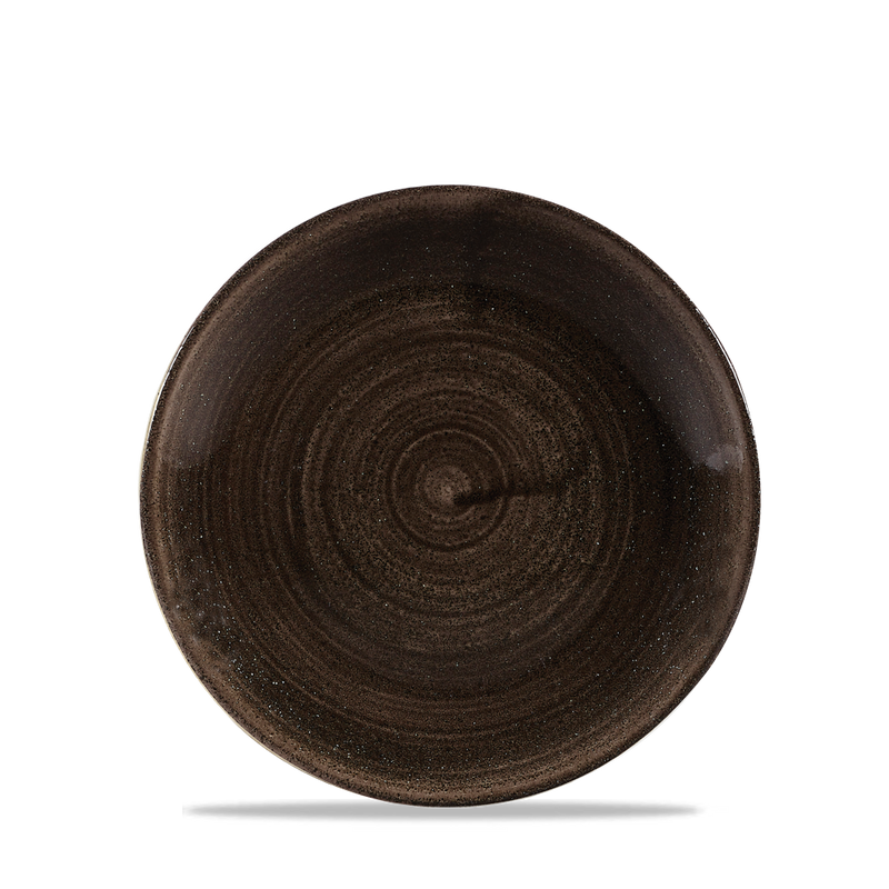 Stonecast Patina Iron Black Evolve Coupe Plate 6.5" Box 12