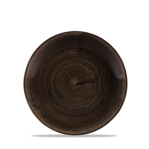 Stonecast Patina Iron Black Evolve Coupe Plate 6.5" Box 12