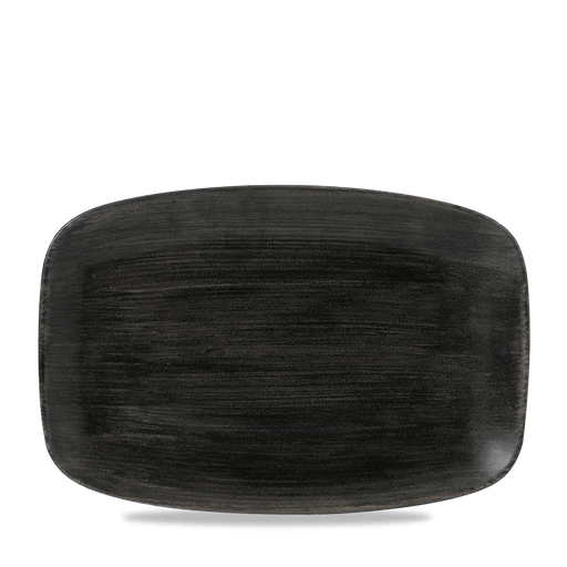 Stonecast Patina Iron Black Oblong Chefs Plate 12 X 7 4/5" Box 6