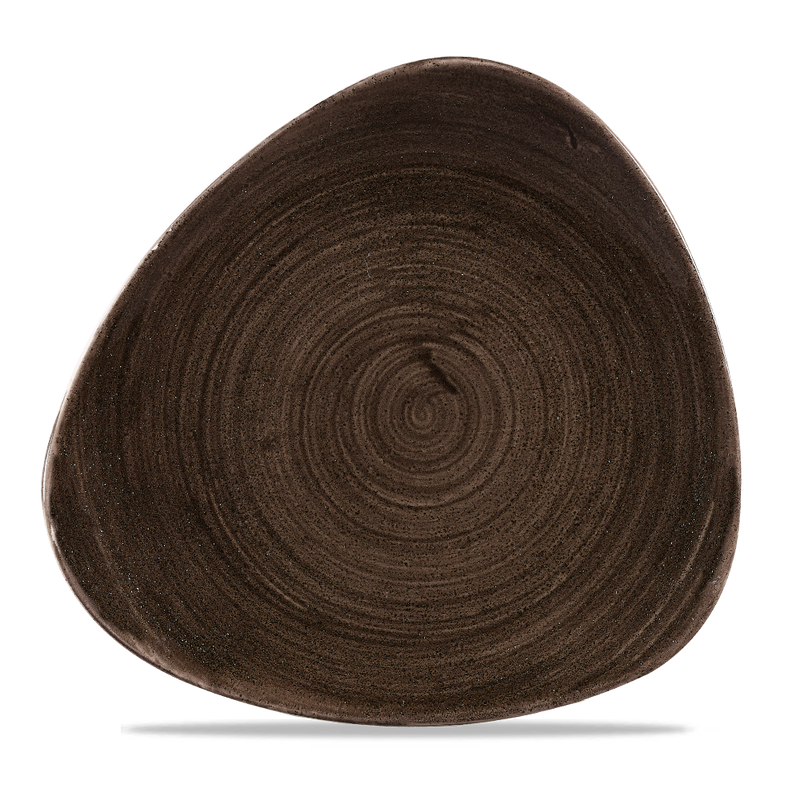 Stonecast Patina Iron Black Lotus Plate 9" Box 12