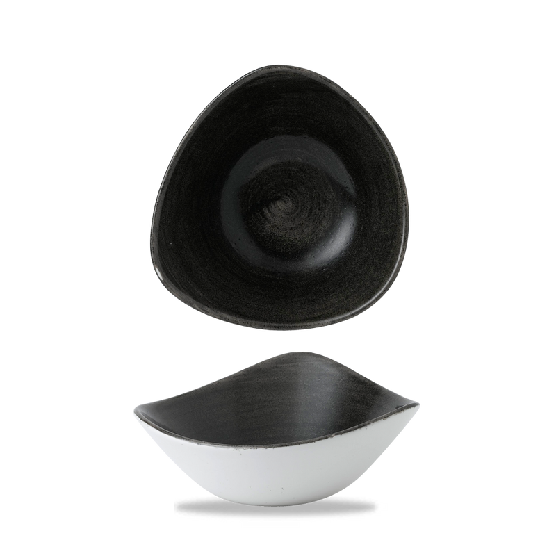 Stonecast Patina Iron Black Lotus Bowl 7" Box 12
