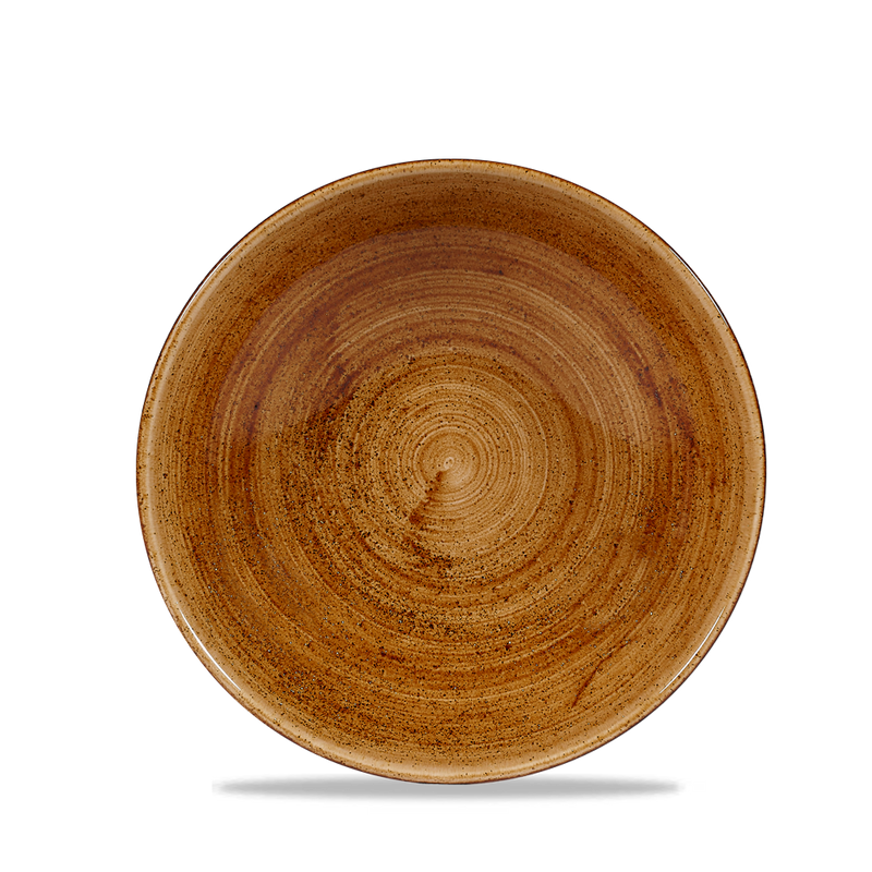 Stonecast Patina Vintage Copper Evolve Coupe Bowl 7.25" Box 12