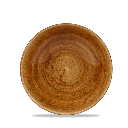 Stonecast Patina Vintage Copper Evolve Coupe Bowl 7.25" Box 12