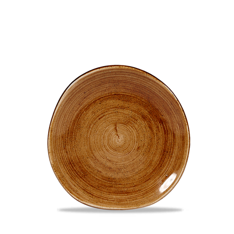 Stonecast Patina Vintage Copper Round Trace Plate 7 1/4" Box 12