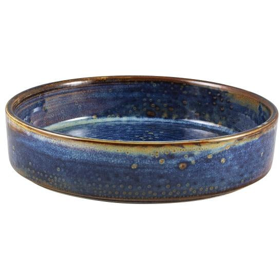 Terra Porcelain Aqua Blue Presentation Bowl 18cm