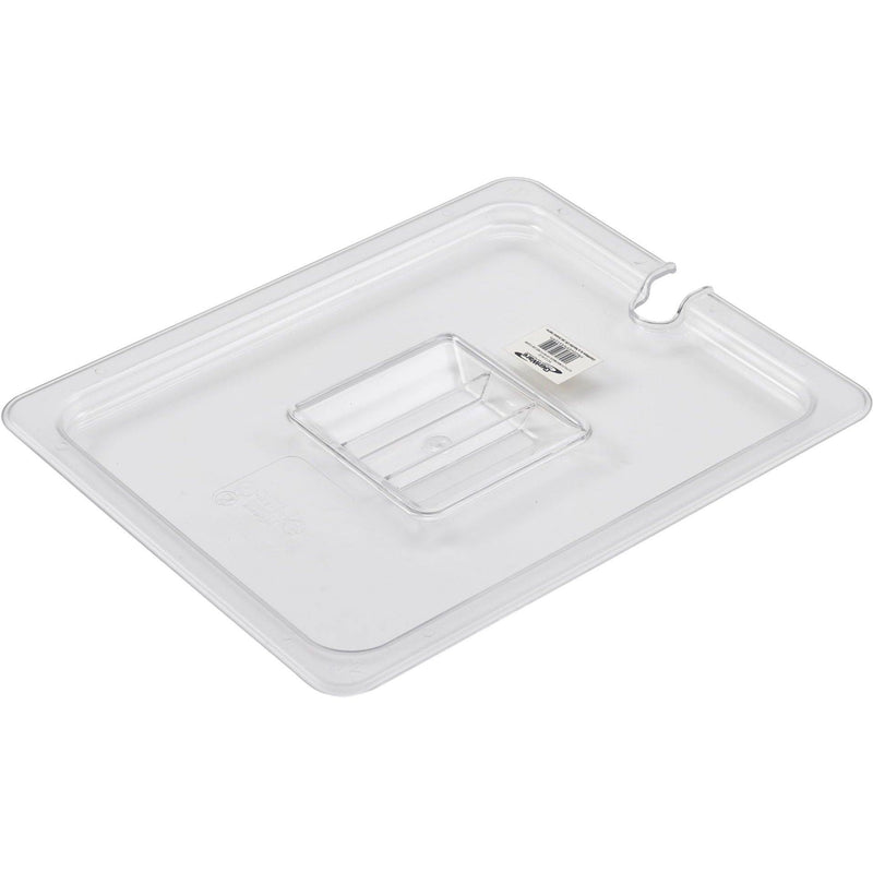 1/2 Polycarbonate GN Notched Lid Clear