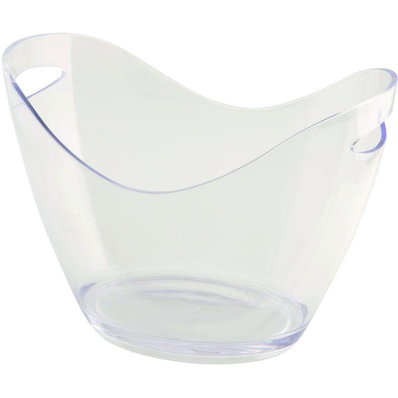 Clear Plastic Champagne Bucket Large