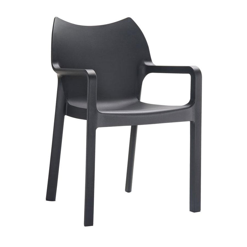 Superb quality, polypropylene side chair available in 4 vibrant colours.
Produced with a single injection of polypropylene reinforced with glass fibre, obtained by means of the latest generation of air moulding technology.