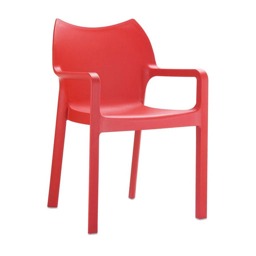 Superb quality, polypropylene side chair available in 4 vibrant colours.
Produced with a single injection of polypropylene reinforced with glass fibre, obtained by means of the latest generation of air moulding technology.